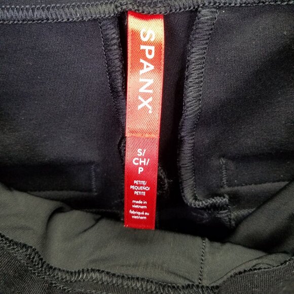 Spanx Ponte Kick Flare Pant Petite Sm Black The Perfect Fit #20386Q Stretch Crop - Picture 11 of 16